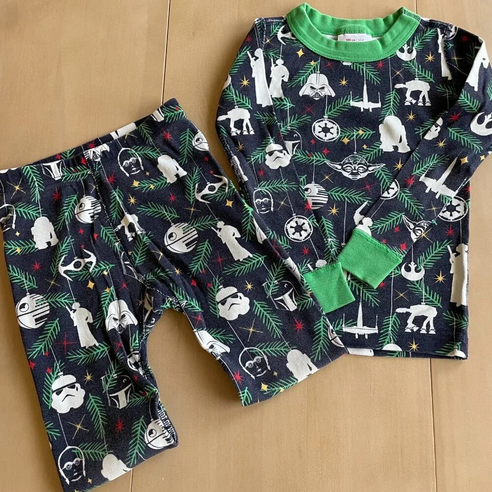 Hanna Andersson Bundle‎ of 3 Organic Cotton Christmas Pajamas - Size 4